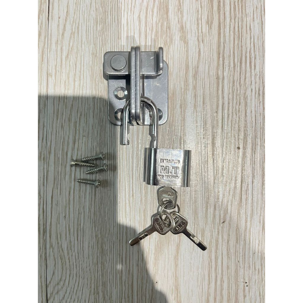 Paket slot overpal gembok /Kunci Slot Mini Pintu Geser