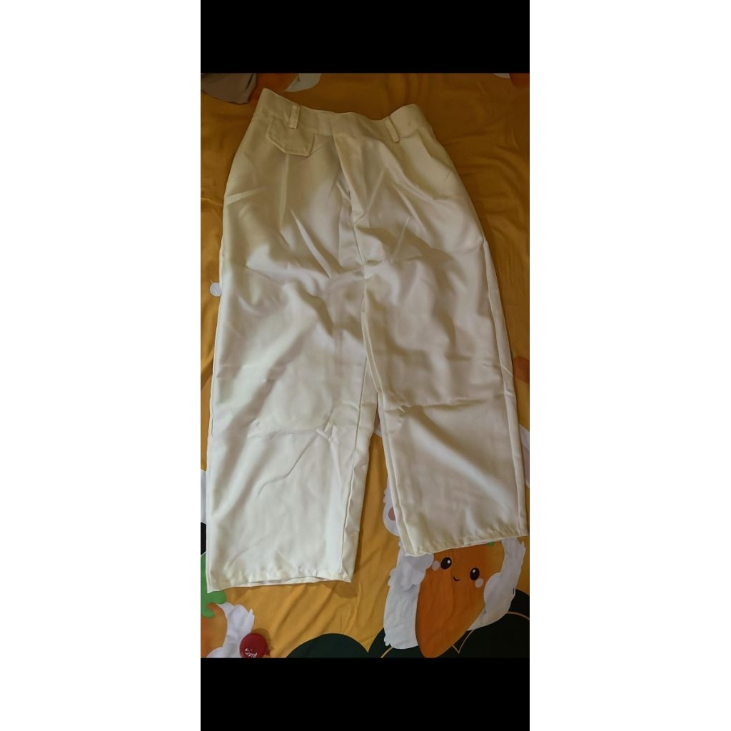 wts preloved celana ivory plus size