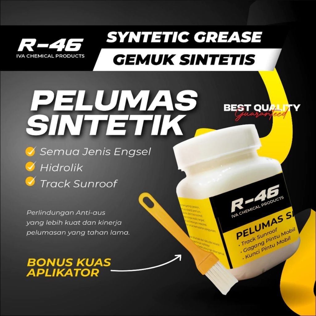 Pelumas Grease sintetis Gemuk Engsel Pintu Rel Sunroof Spion Mobil