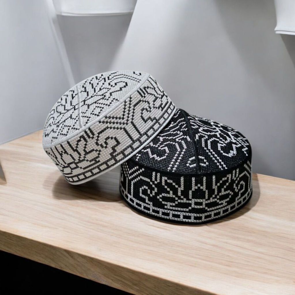 [PECI] KOPEAH PAKISTAN PREMIUM FULL BORDIR  ORIGINAL