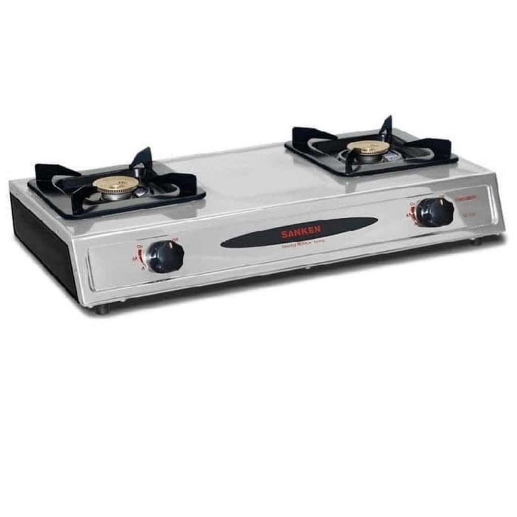 Sanken Kompor 2 tungku SG-336SS Stainless Still