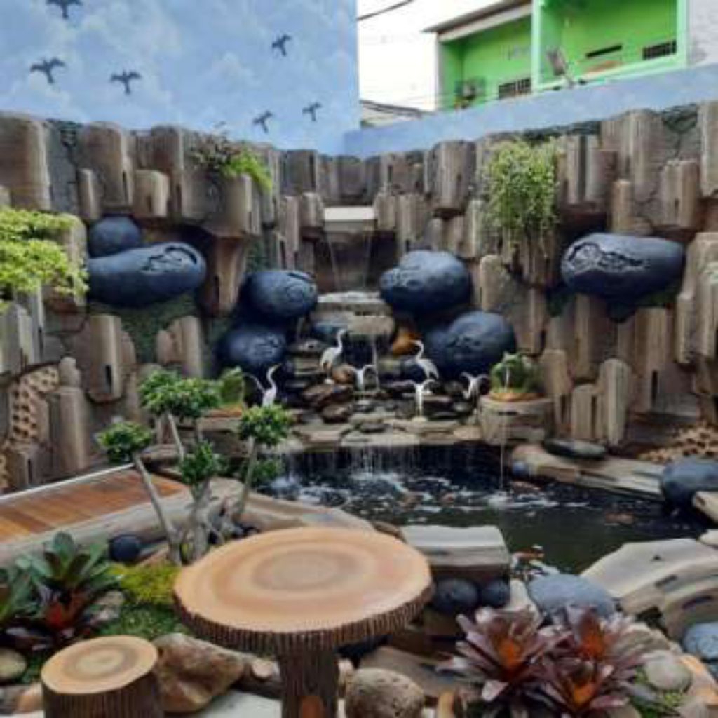 pembuatan taman relief