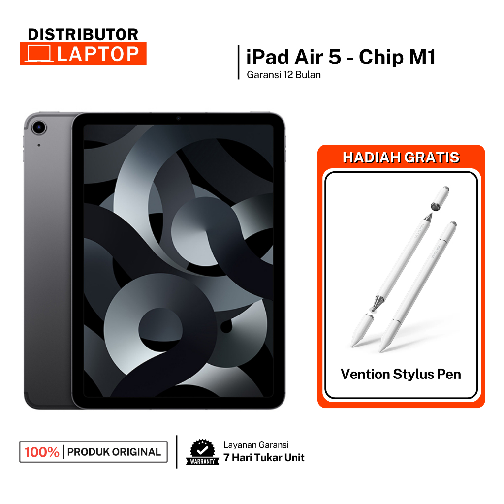 [PROMO] Apple iPad air 5 M1 2022 [ 64GB - 256GB ] Wifi Only