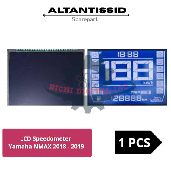 LCD Speedometer Yamaha NMAX Old 2018 - 2019 Original