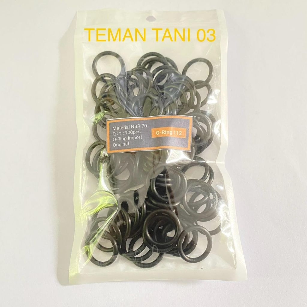 karet seal kode 112 1 pak isi 100 pcs oring sil pompa angin
