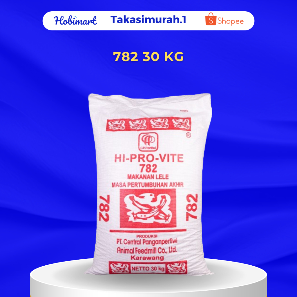 782 30 kg - Pakan Pelet Ikan Hi-Pro-Vite 782 Protein Tinggi 31-33%