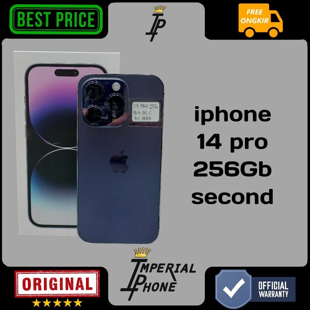 iphone 14 pro 256 resmi second