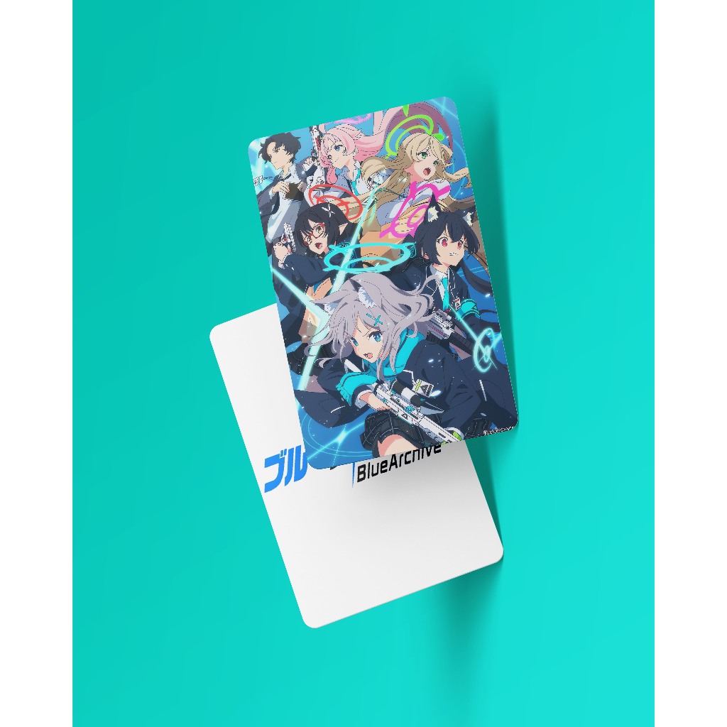 PHOTO CARD BLUE ARCHIVE ID CARDPVC
