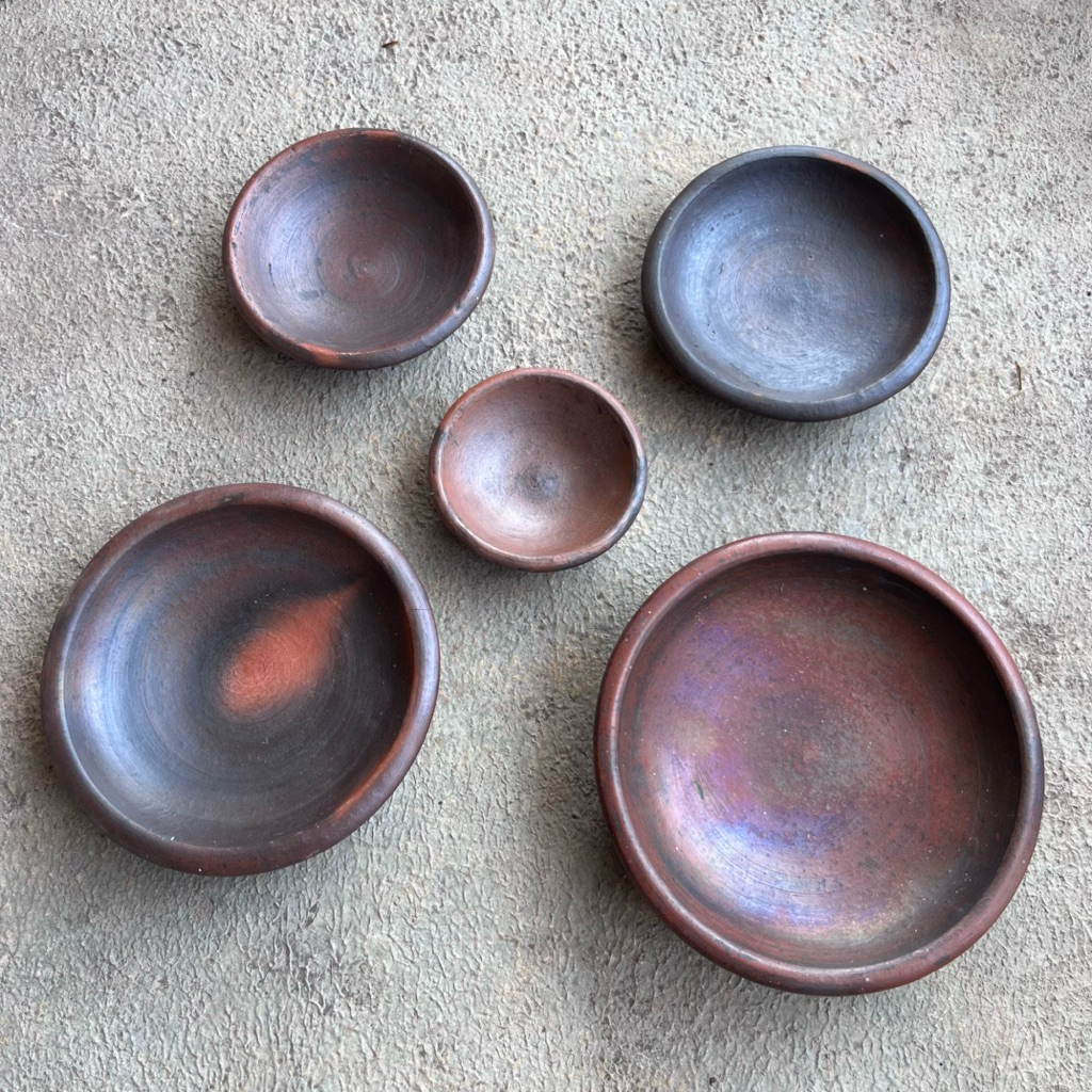 Cobek 8,10,12,14,16 cm Coek Layah Gerabah Tanah Liat