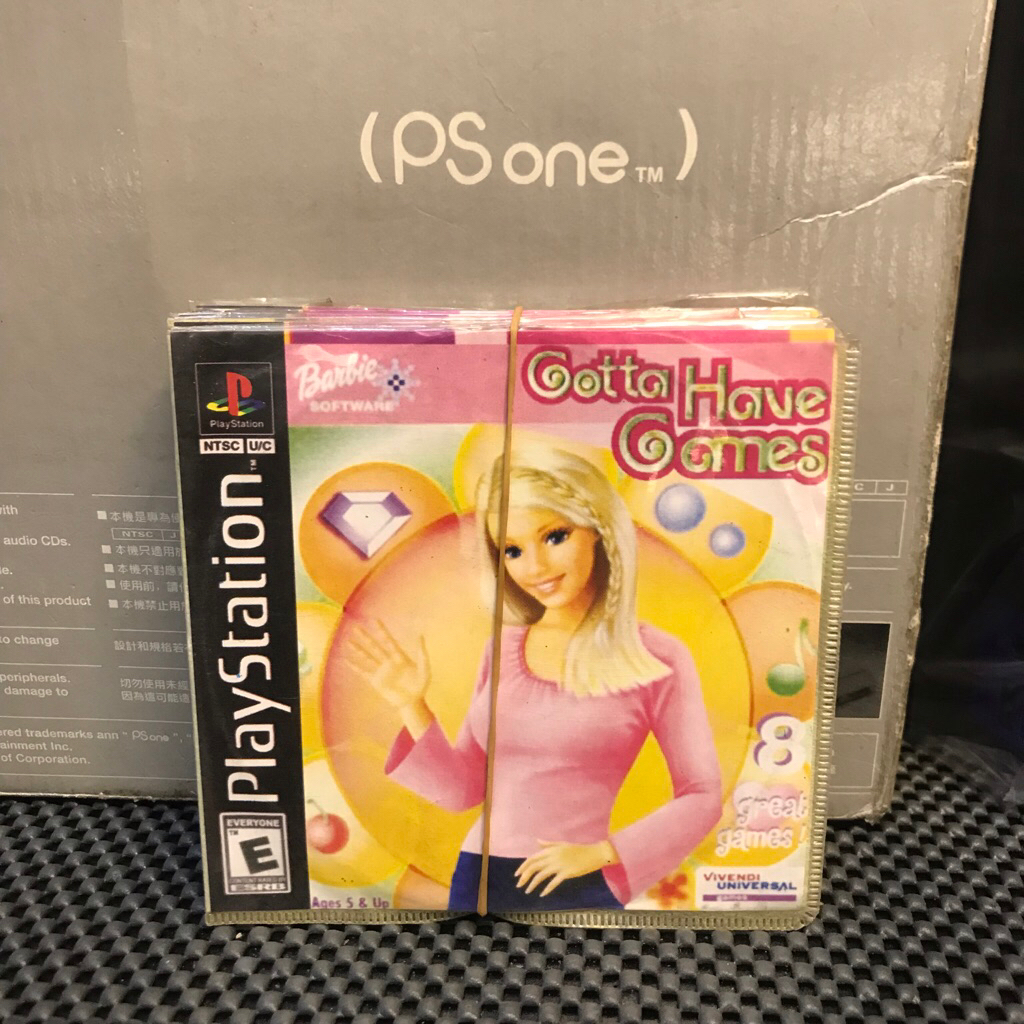 Barbie PS1 kaset kopab game ps 1 cd
