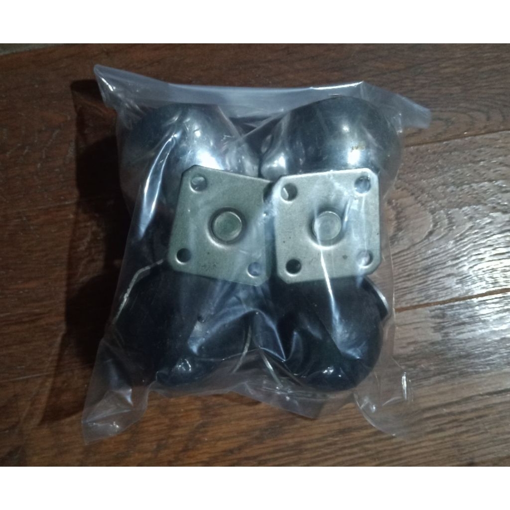 Roda Caster Bulat Karet 2 Inch