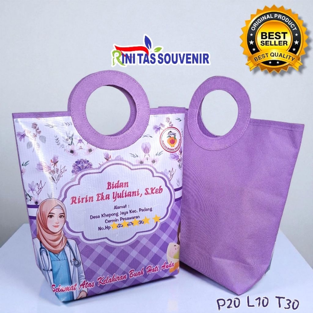 Tas Pegangan Bulat 75gsm P32 L32 T30