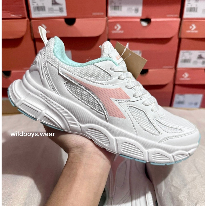 (BEST SELLER) Sepatu Casual Diadora Nobita Putih Running Shoes Women Original