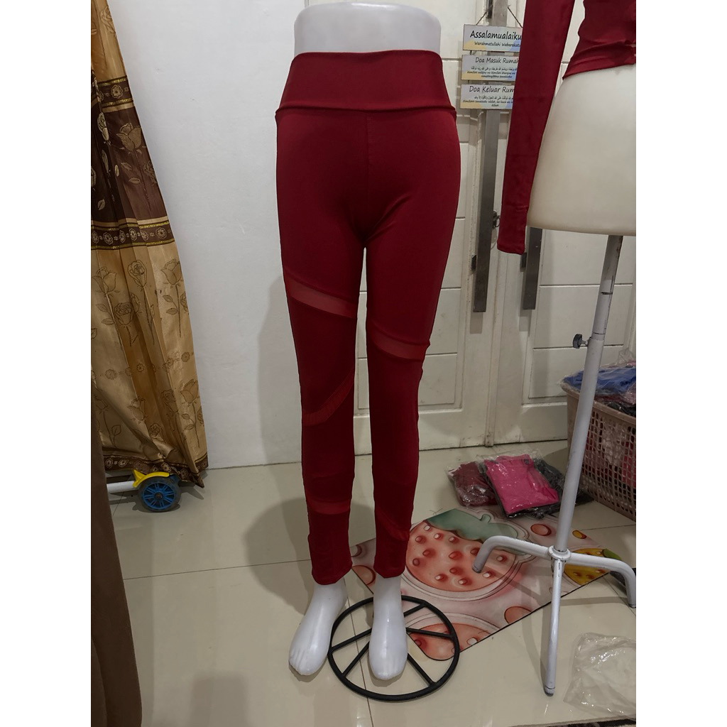 legging  panjang senam aerobik zumba gym yoga