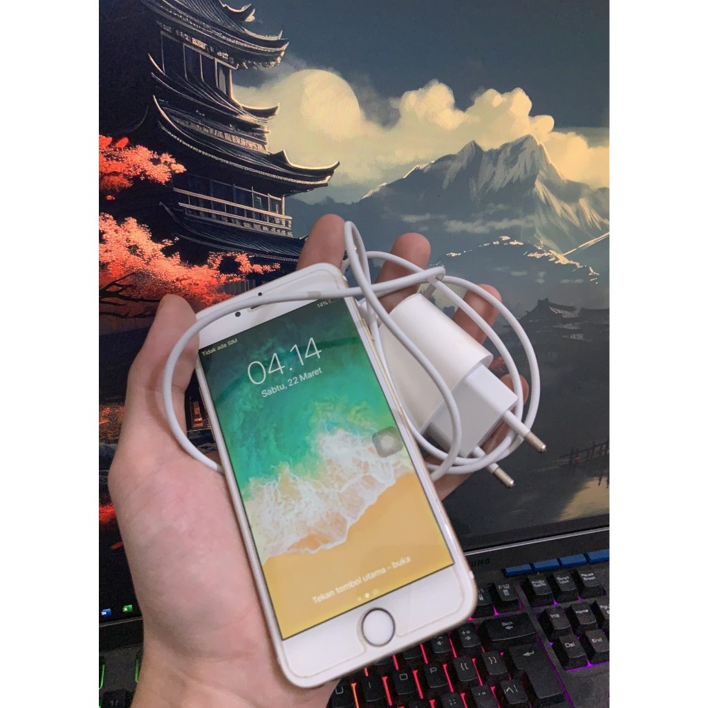 Iphone 6 64GB Gold Second Siap Pake