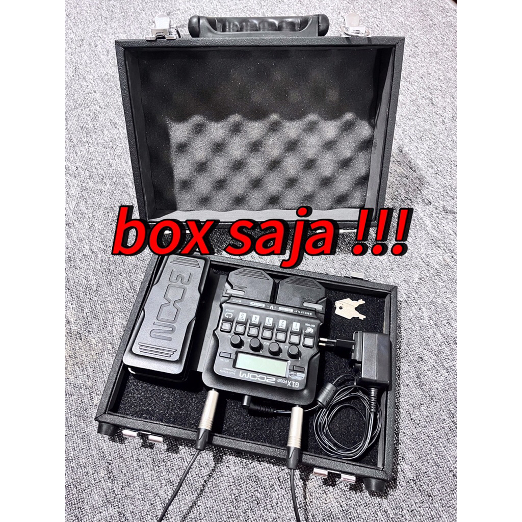 box efek gitar zoom g1xfour hardcase zoom g2x four