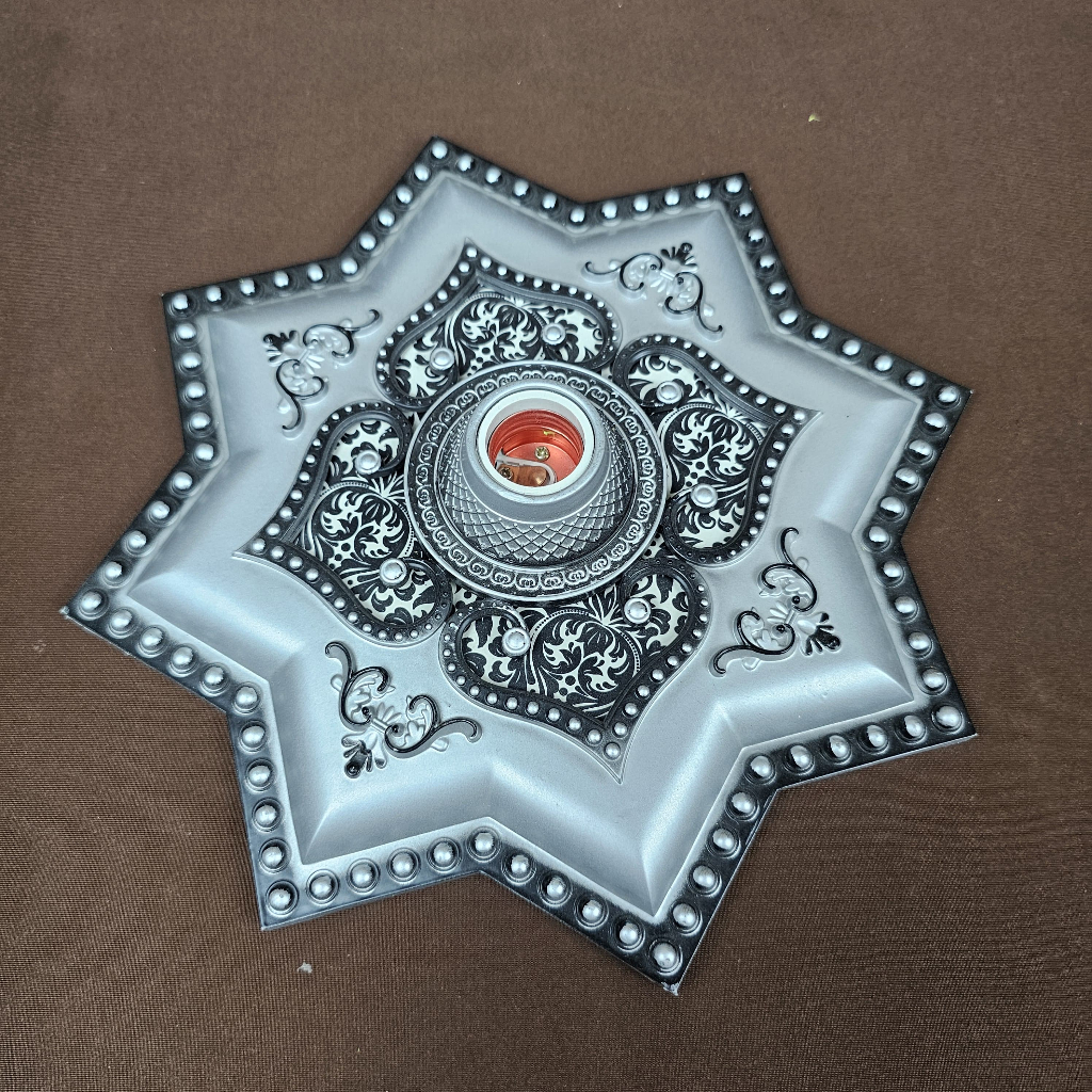 TOKO FITING Fiting Hias Plafon GYPSUM 30 CM - Ornamen Plafon Hias PVC/GRC - Fiting Dekorasi Plafon