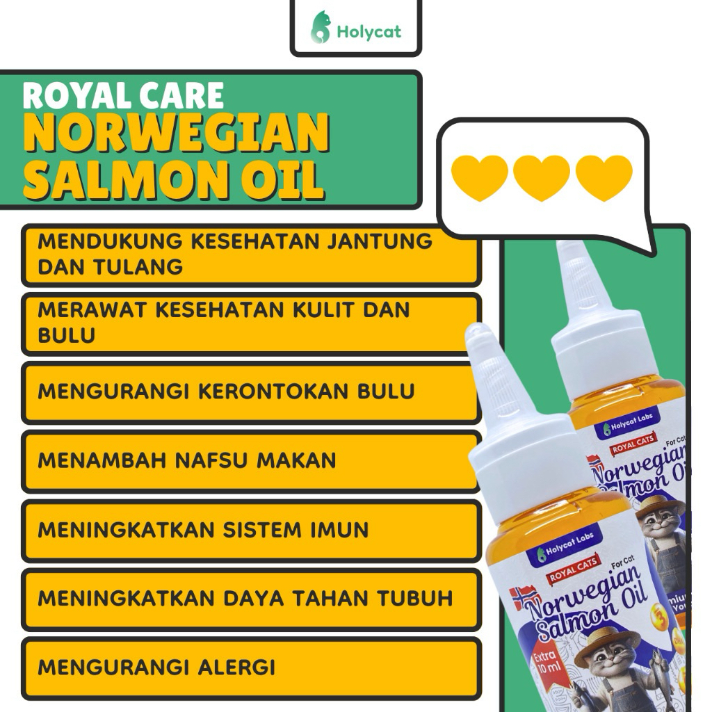 Norwegian Salmon Oil Vitamin Kucing