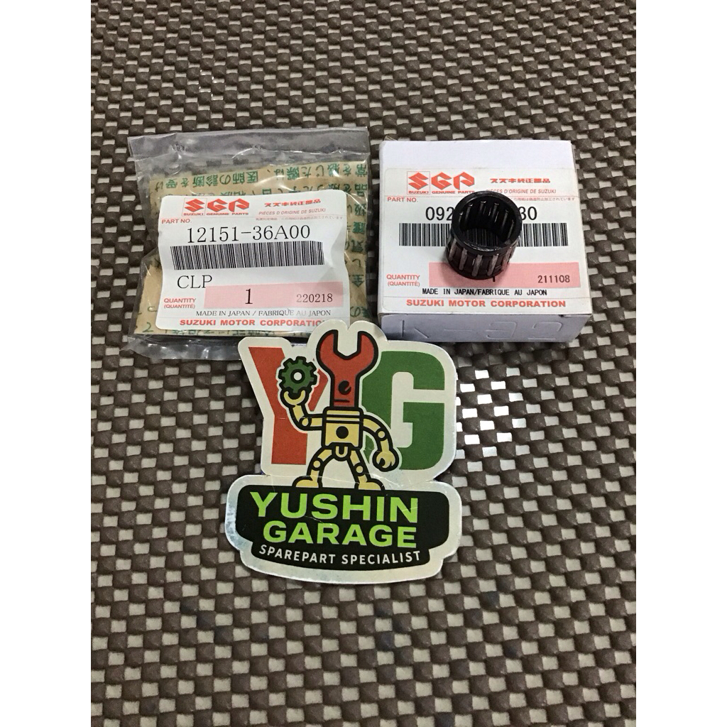 Pen Seher + Bearing Pen Piston Satria 2 Tak Original Suzuki