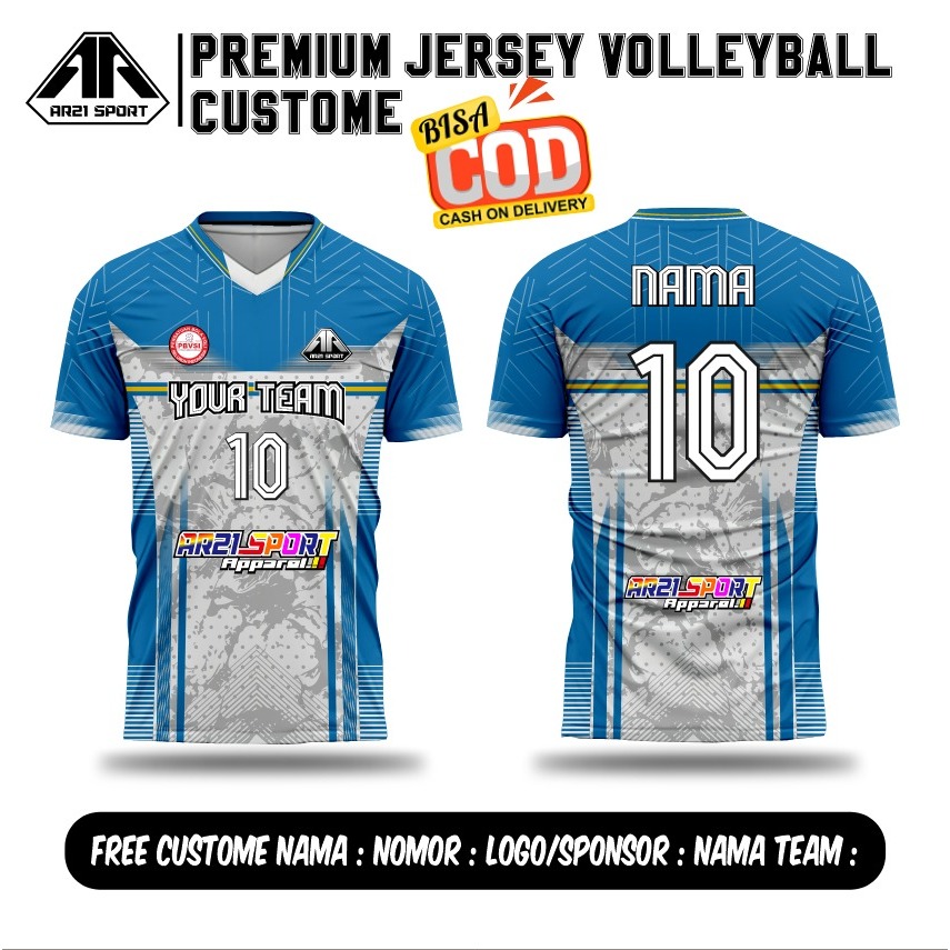 AR21sport Jersey Volleyball premium quality Custome fullprinting
