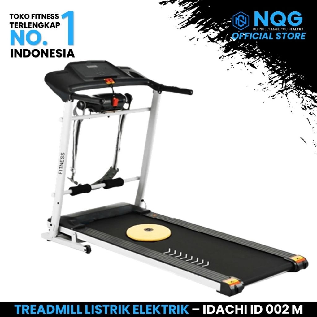 Alat Olahraga Fitness Sport Gym Alat Fitness Treadmill Elektrik IDACHI ID 002 M