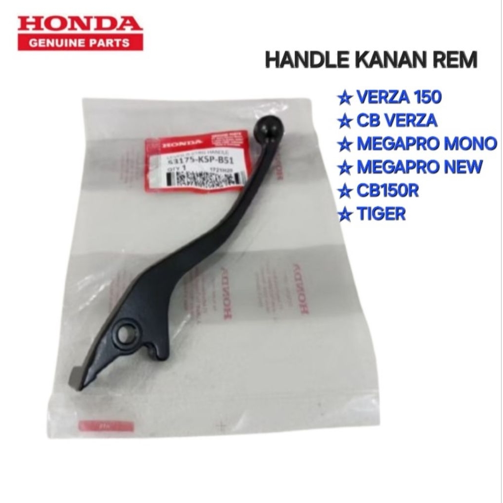 HANDLE KANAN HANDLE REM VERZA 150 CB VERZA CB150R MEGAPRO MONOSHOCK MEGAPRONEW TIGER GLPRO ORIGINAL 