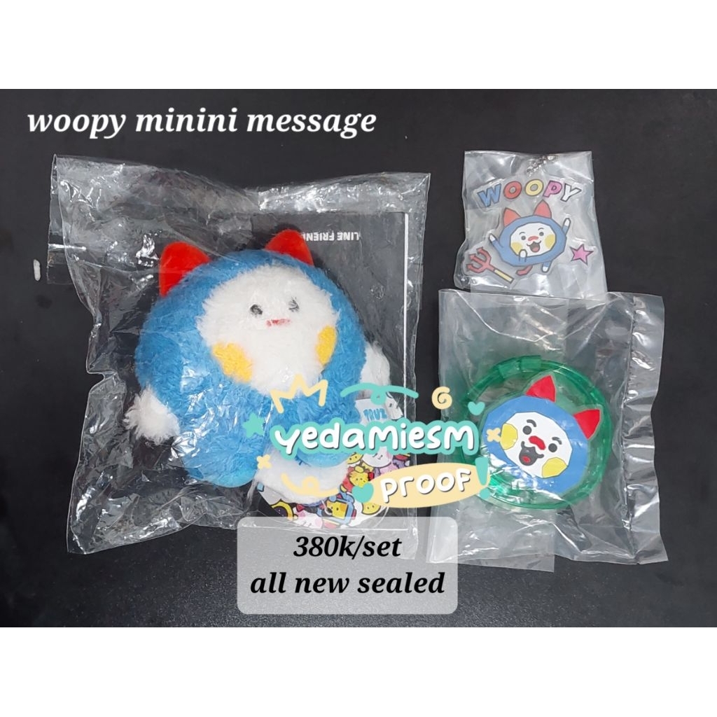 [READY STOCK INA SIAP KIRIM] OFFICIAL TRUZ WOOPY SNACK DOLL MININI MESSAGE MININI ENSKY MONITOR FIGU