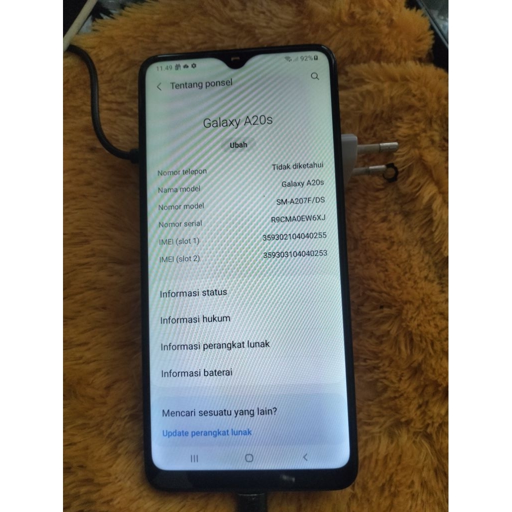 lcd touchsreen samsung a20s a207 copotan