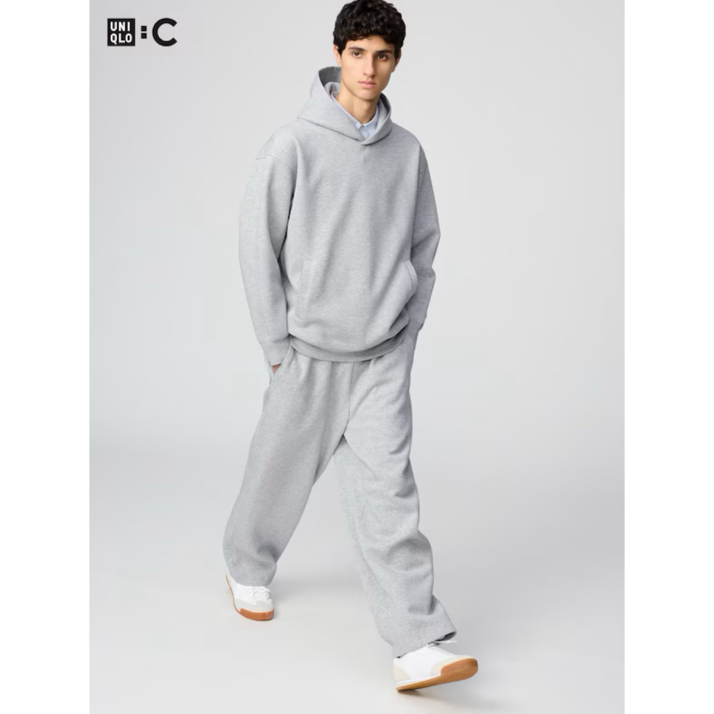 Sweatpants Uniqlo C Abu-Abu - Original Casual