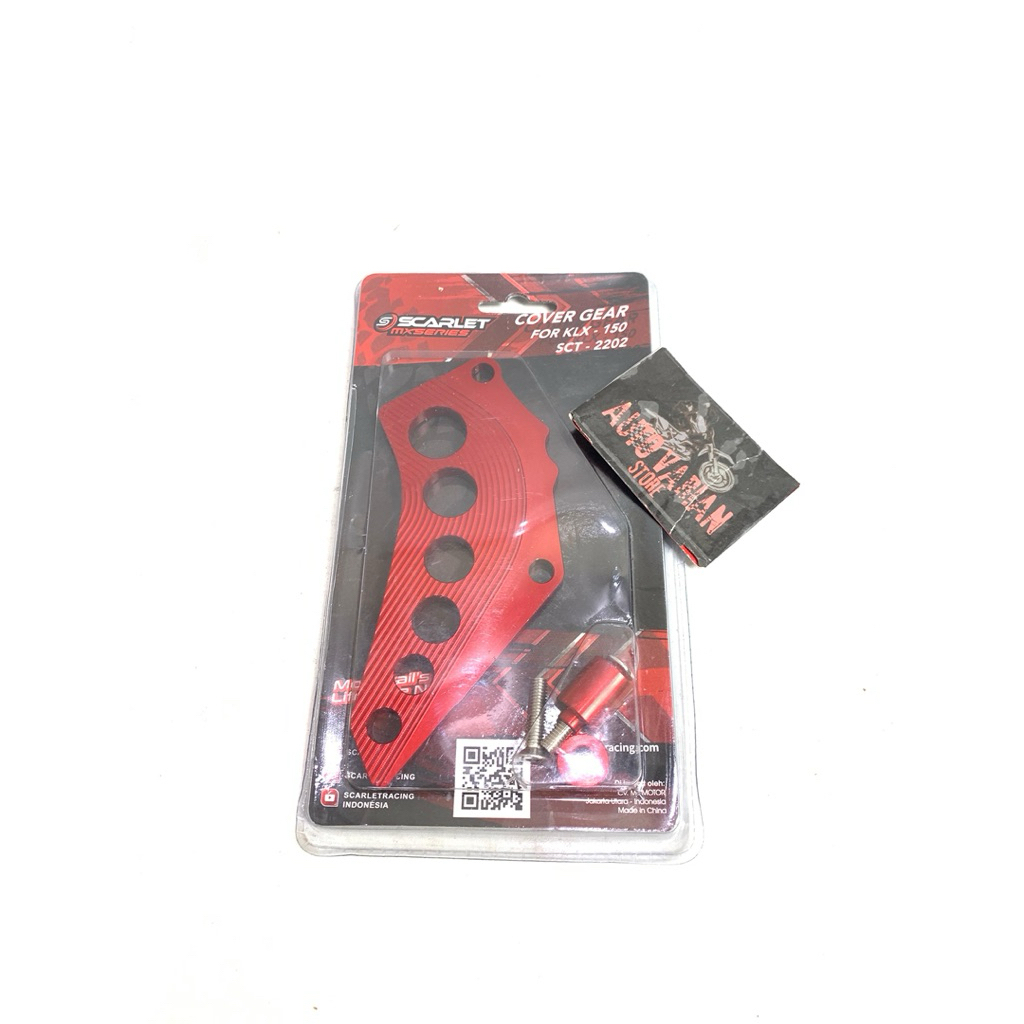 cover gir depan klx 150 cnc/ tutup gear depan klx 150 cnc / cover gear klx 150 scarlet /tutup gear k