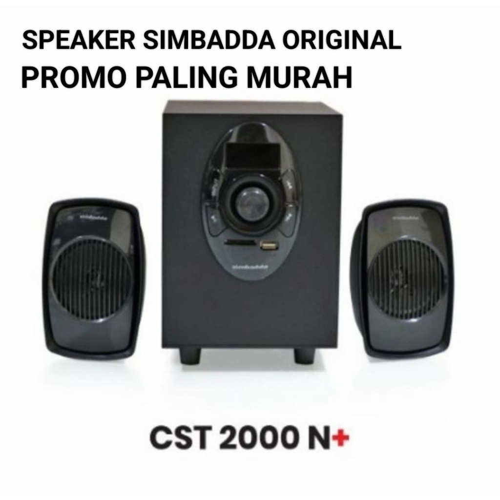 Speaker Aktif Simbadda Bluetooth CST 2000N+ Full Bass Subwoofer