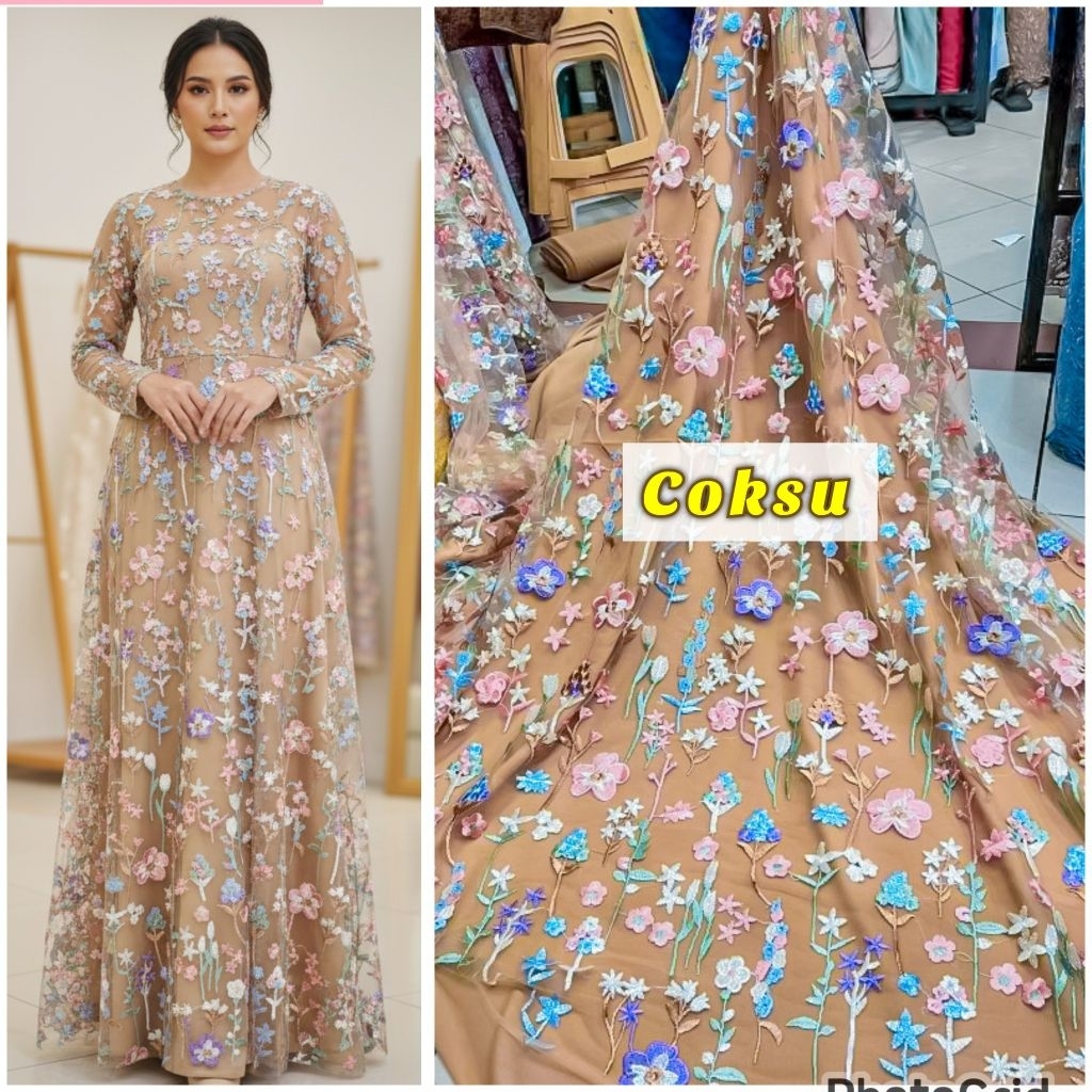 KAIN TILE GARDEN // kain tile flower // KAIN TILE // KEBAYA VIRALL