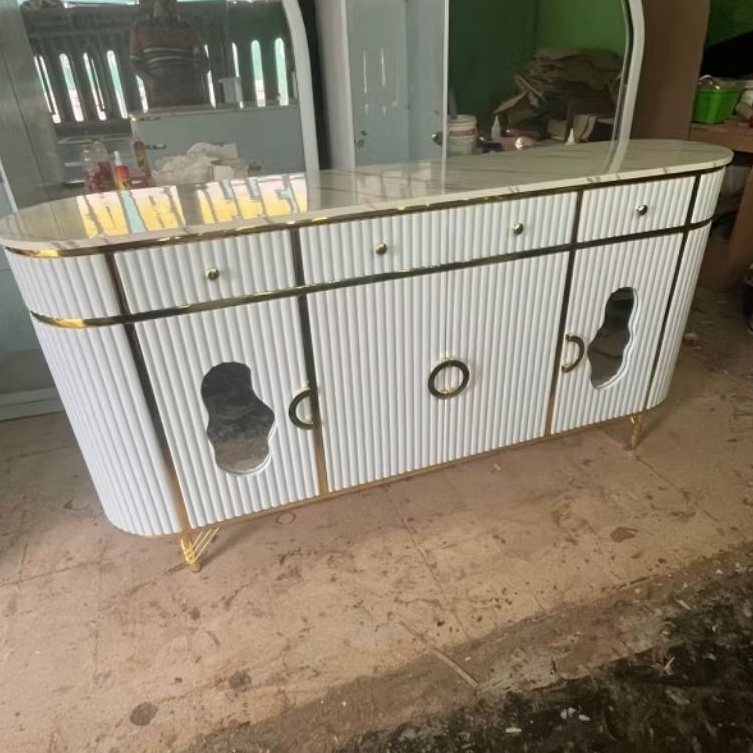 Meja bufet tv tamu minimalis bufet salur hpl marmer modern