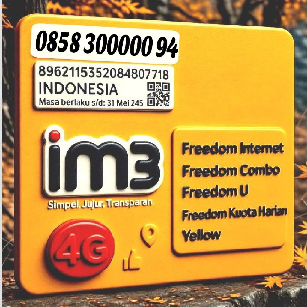 nomor cantik Indosat im3 panca nol 00000 simpel promo murah hoky