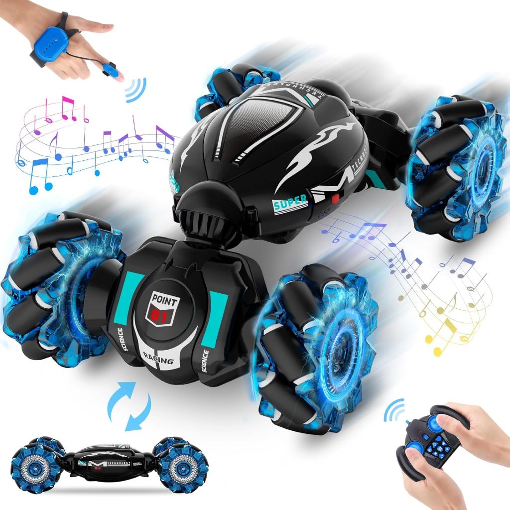 RC Cars, Gesture Sensing Stunt Car Toys