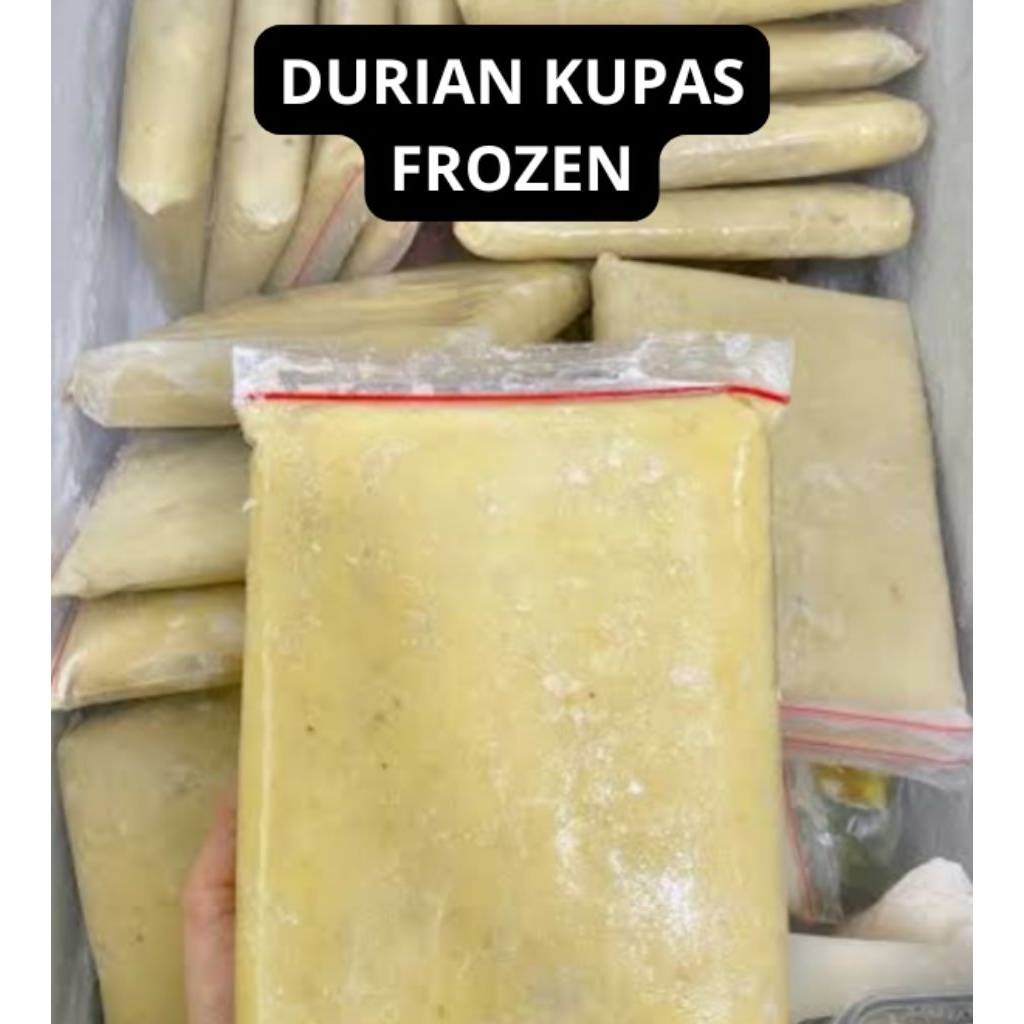 DURIAN FROZEN 1 KG/DAGING BUAH DURIAN MEDAN BEKU/FROZEN 1 KG