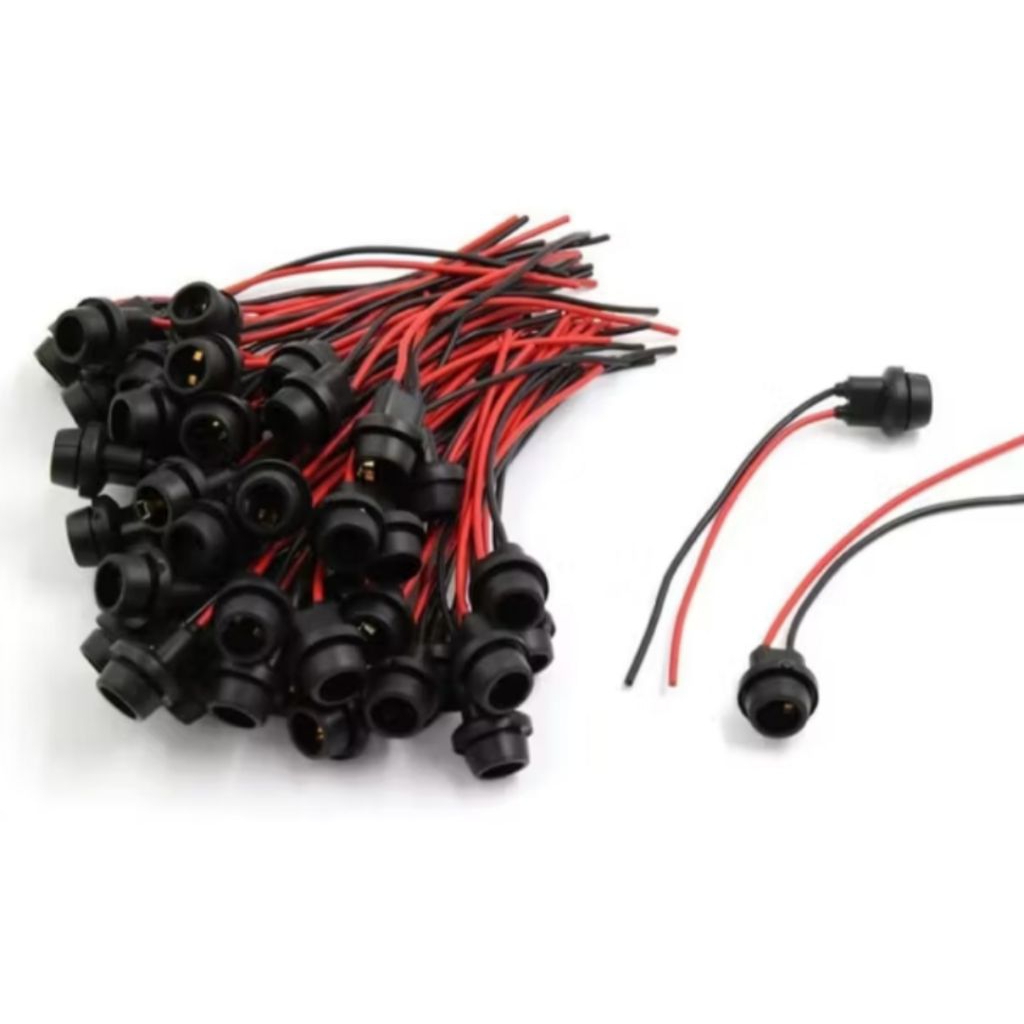 FITTING SOKET LAMPU T10 DOP LAMPU UNIVERSAL MOTOR MOBIL.