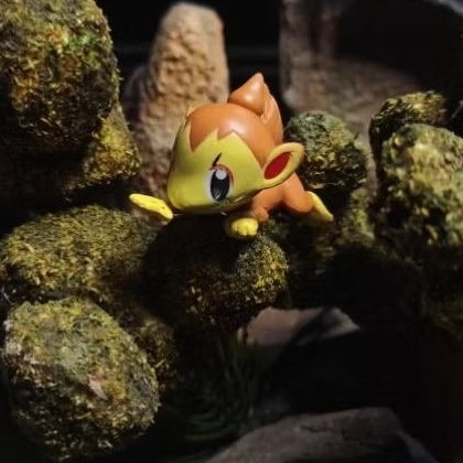 pokemon figure - chimchar - tomy