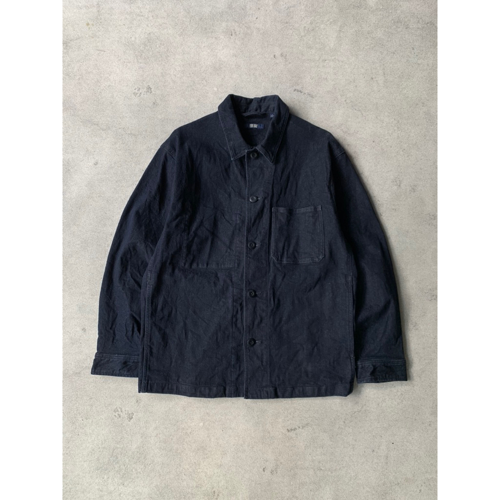 SOLD OUT - Uniqlo Raw Indigo Chore Jacket