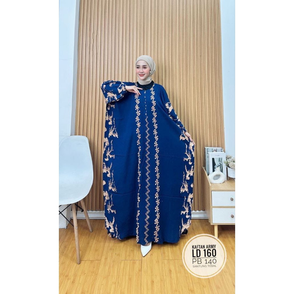 Kaftan Rayon Premium Kaftan Batik Kaftan Santung Gamis Rayon Busui Gamis Wanita Gamis Santung Dress 