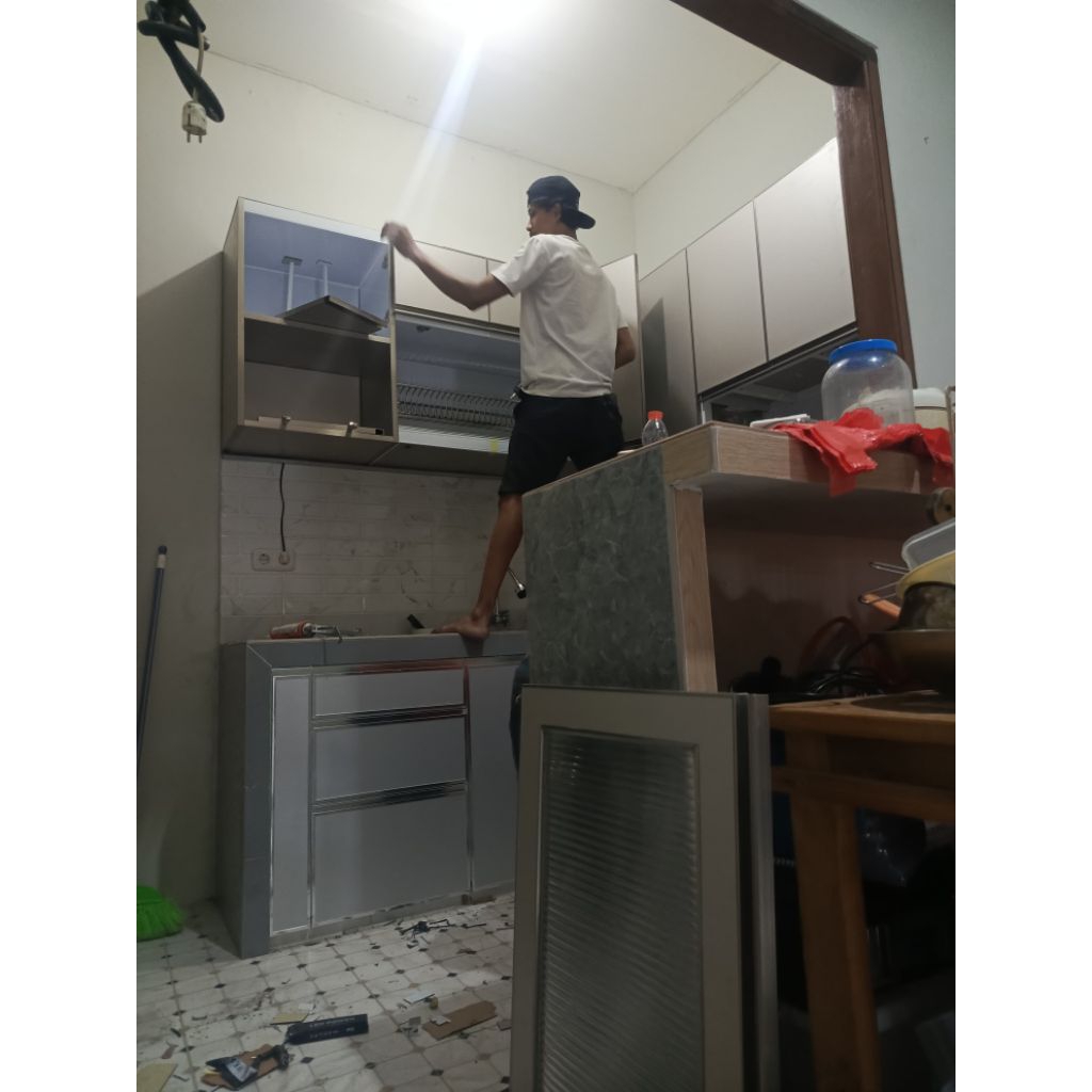 Kitchenset Aluminium ACP Type edging