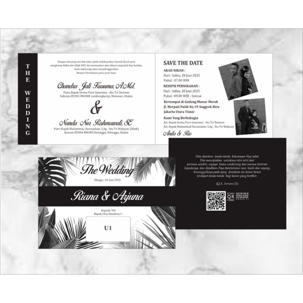 Undangan pernikahan/undangan pernikahan murah/undangan nikah murah/undangan foto
