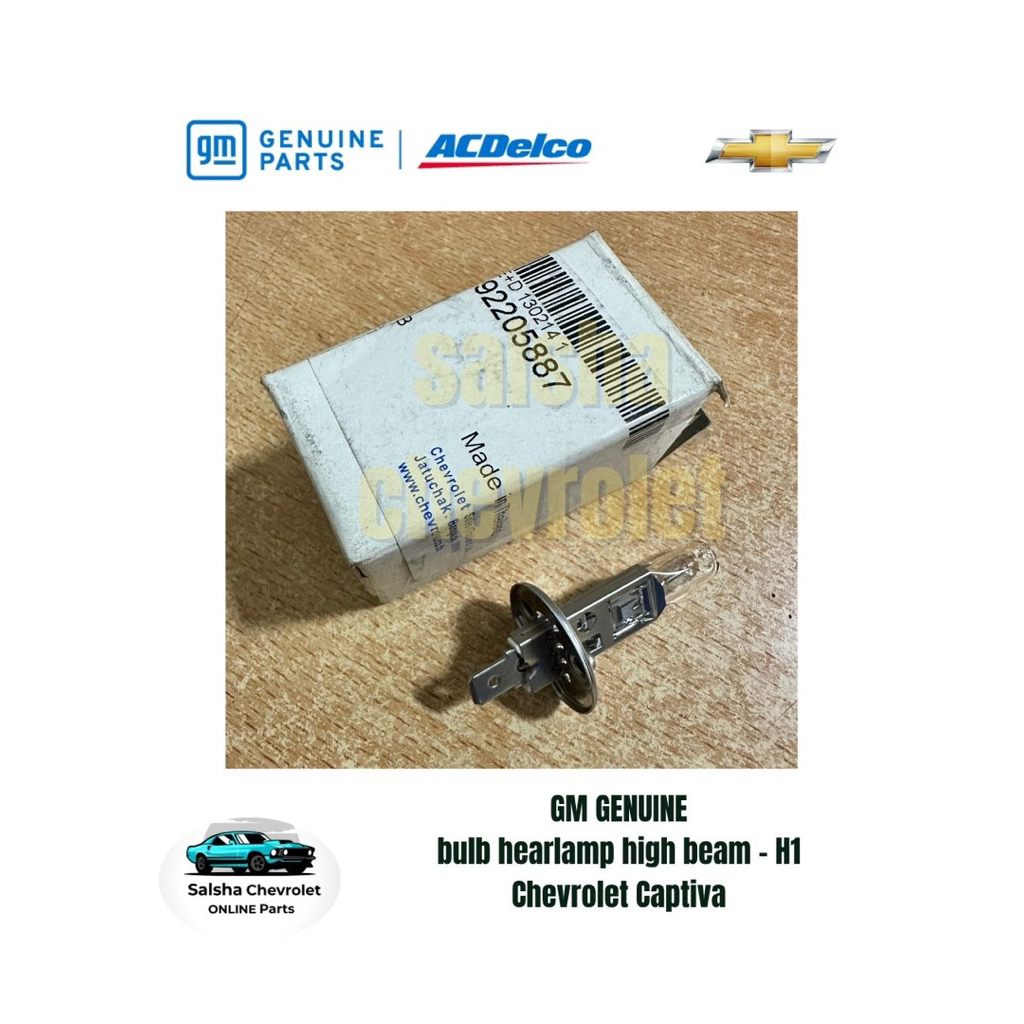 bohlamp headlamp high beam chevrolet captiva original gm type H1