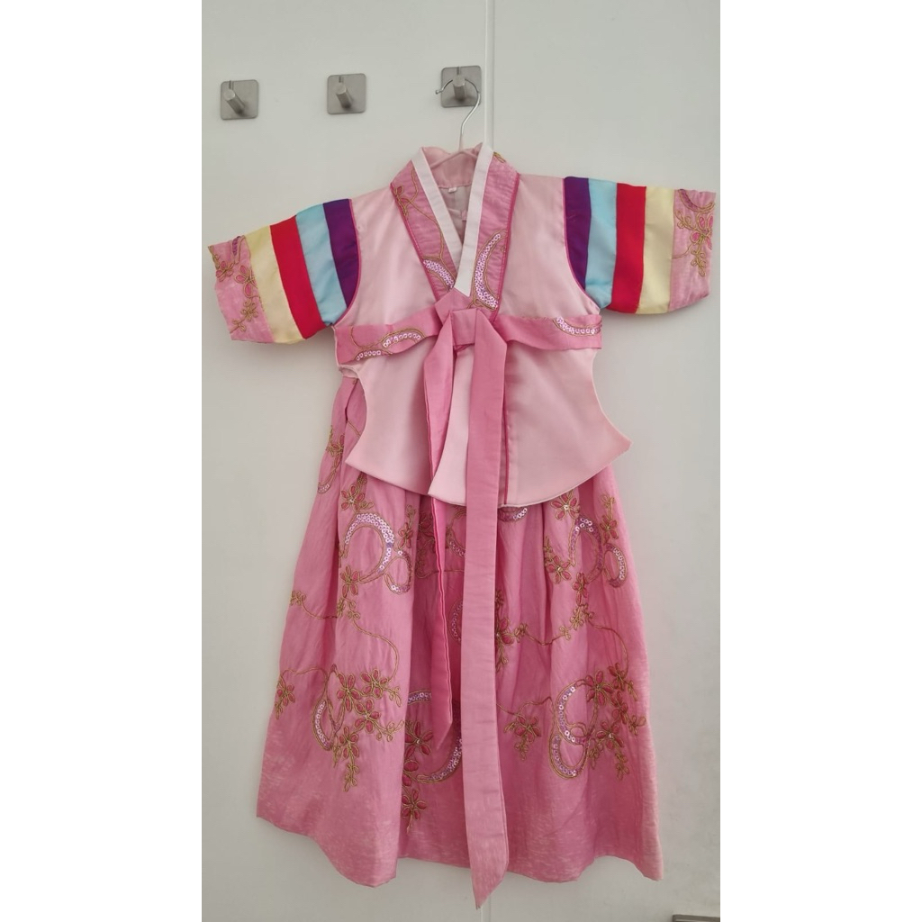 baju korea anak warna pink