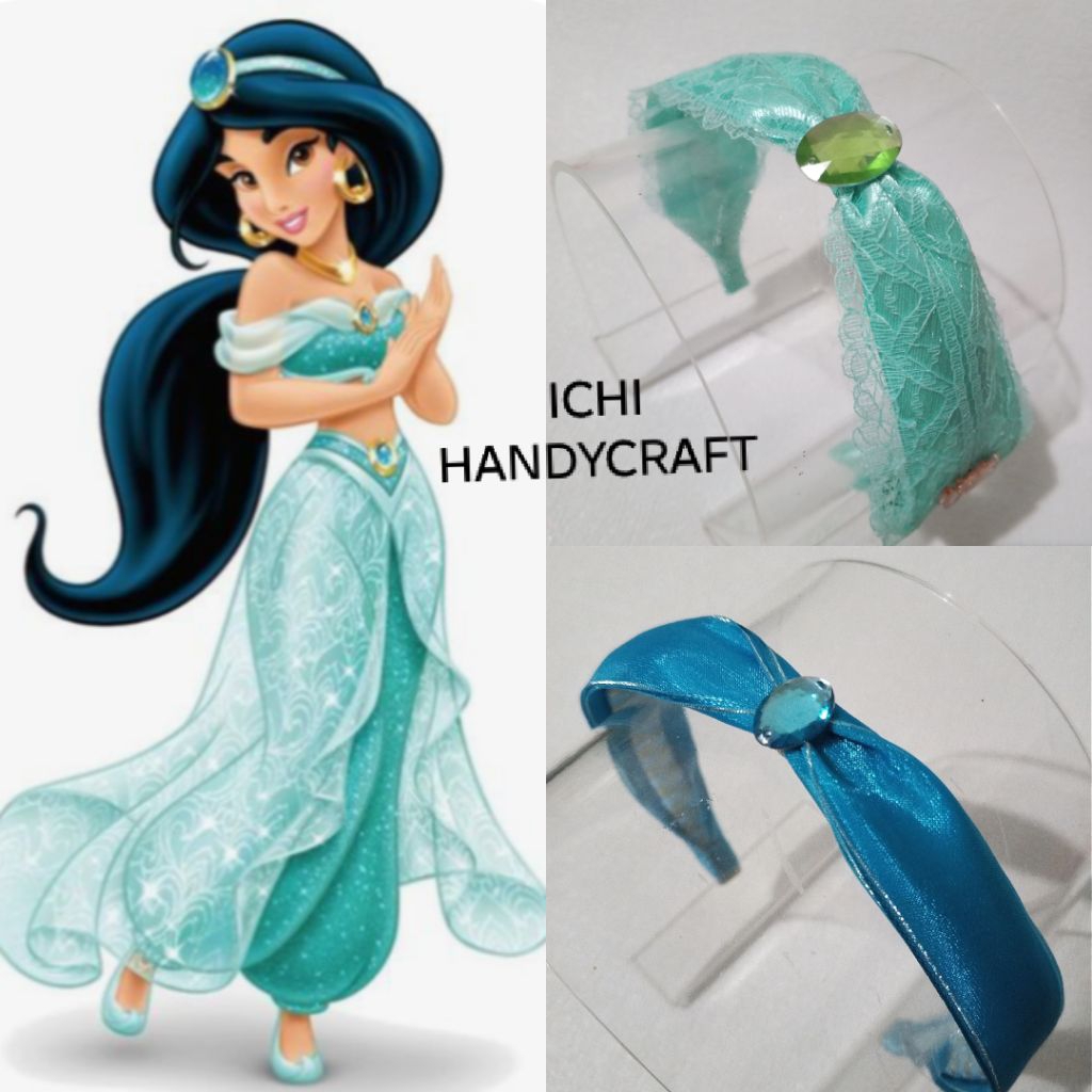 bando princess jasmine aksesoris jasmine cosplay fashion perempuan anak dan dewasa