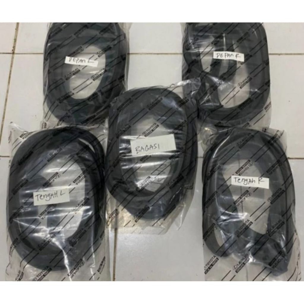 KARET BALON PREDAM BODY PINTU BAGASI MOBIL KIJANG SUPER /KIJANG GRAND EXTRA (1986_1996) FULL SET ATA