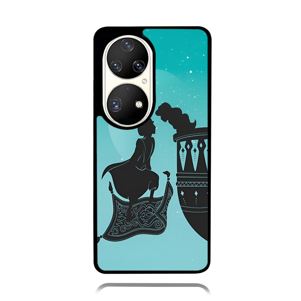 Case Phone Huawei P70 P60 P50 P40 P30 P20 PRO TPU Rubber Custom Softcase Aladdin Arabian Night