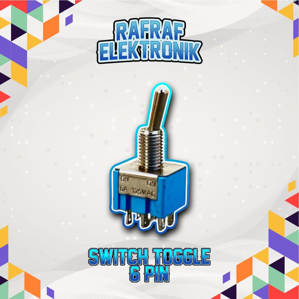 Switch Saklar Togel 6 Pin Toggle