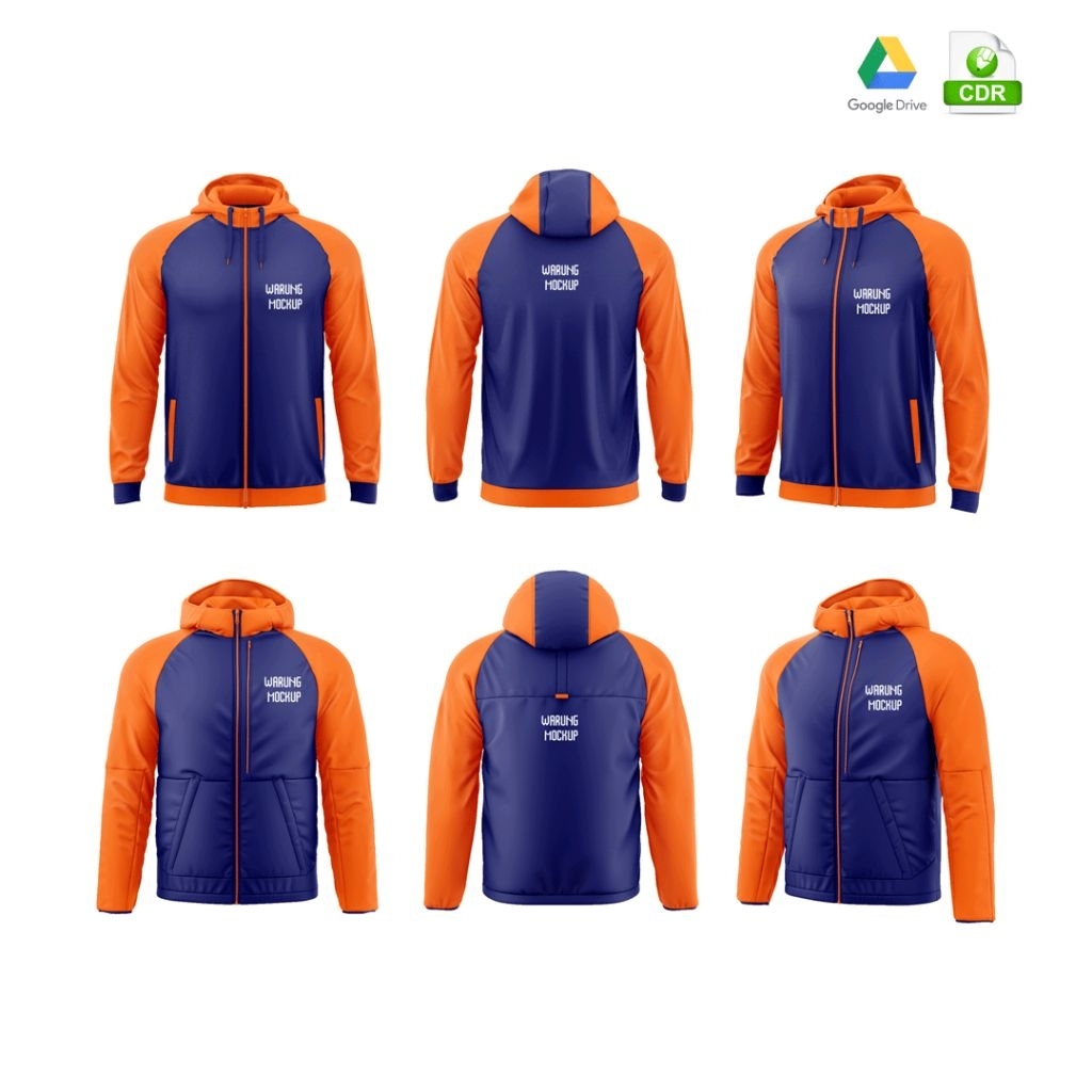 MOCKUP JACKET HOODIE // CDR