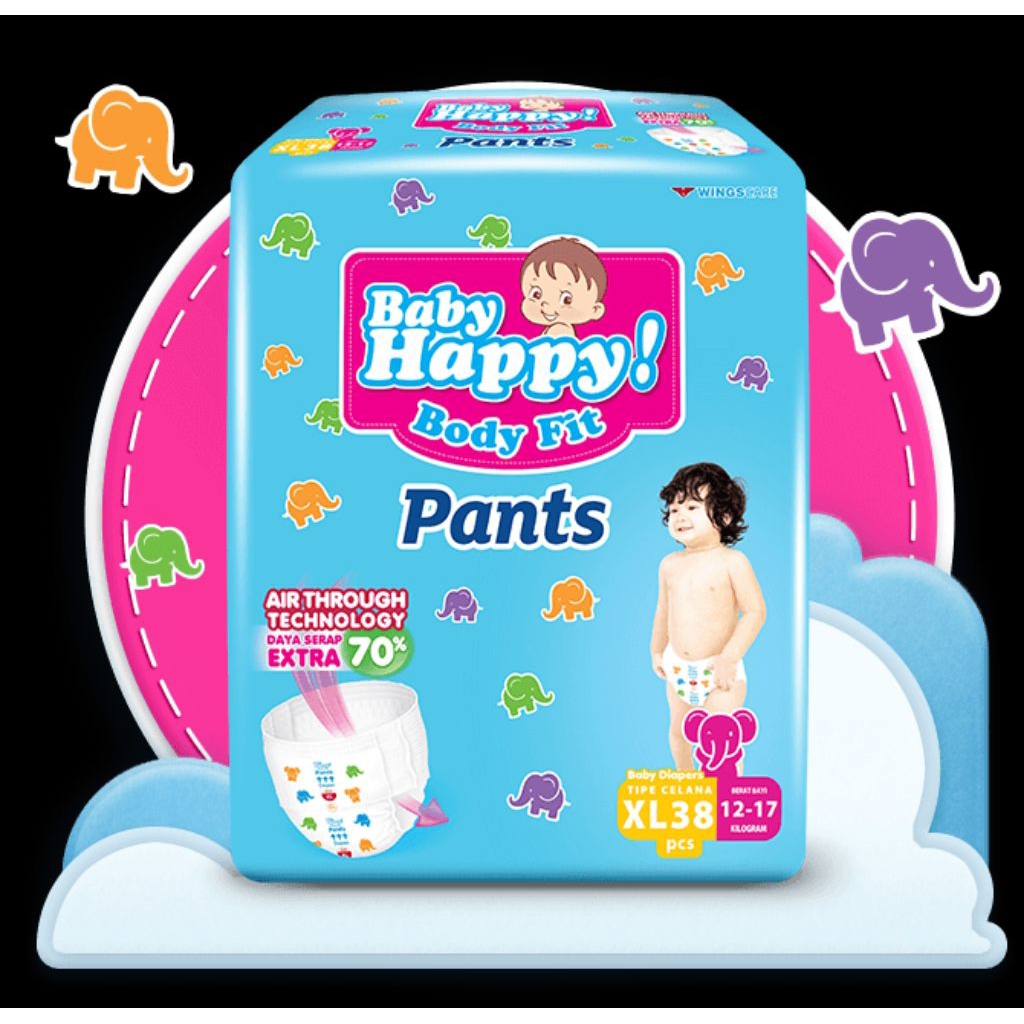 Baby Happy Pants XL 38